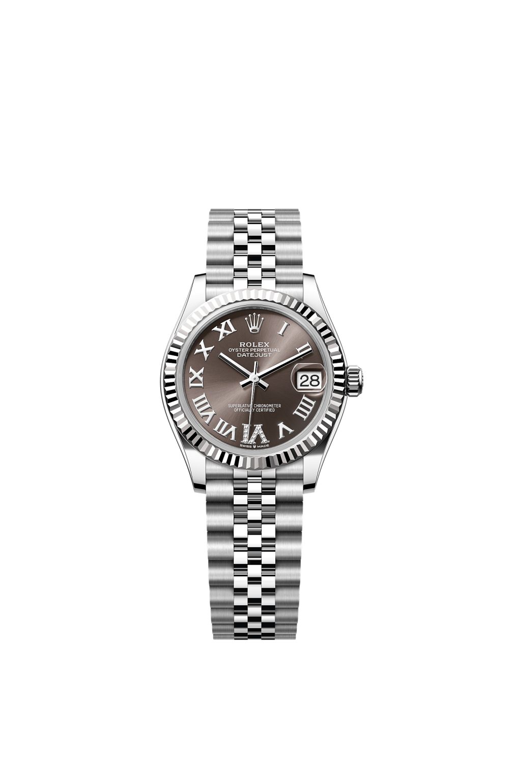 Datejust 31 – Oystersteel and white gold