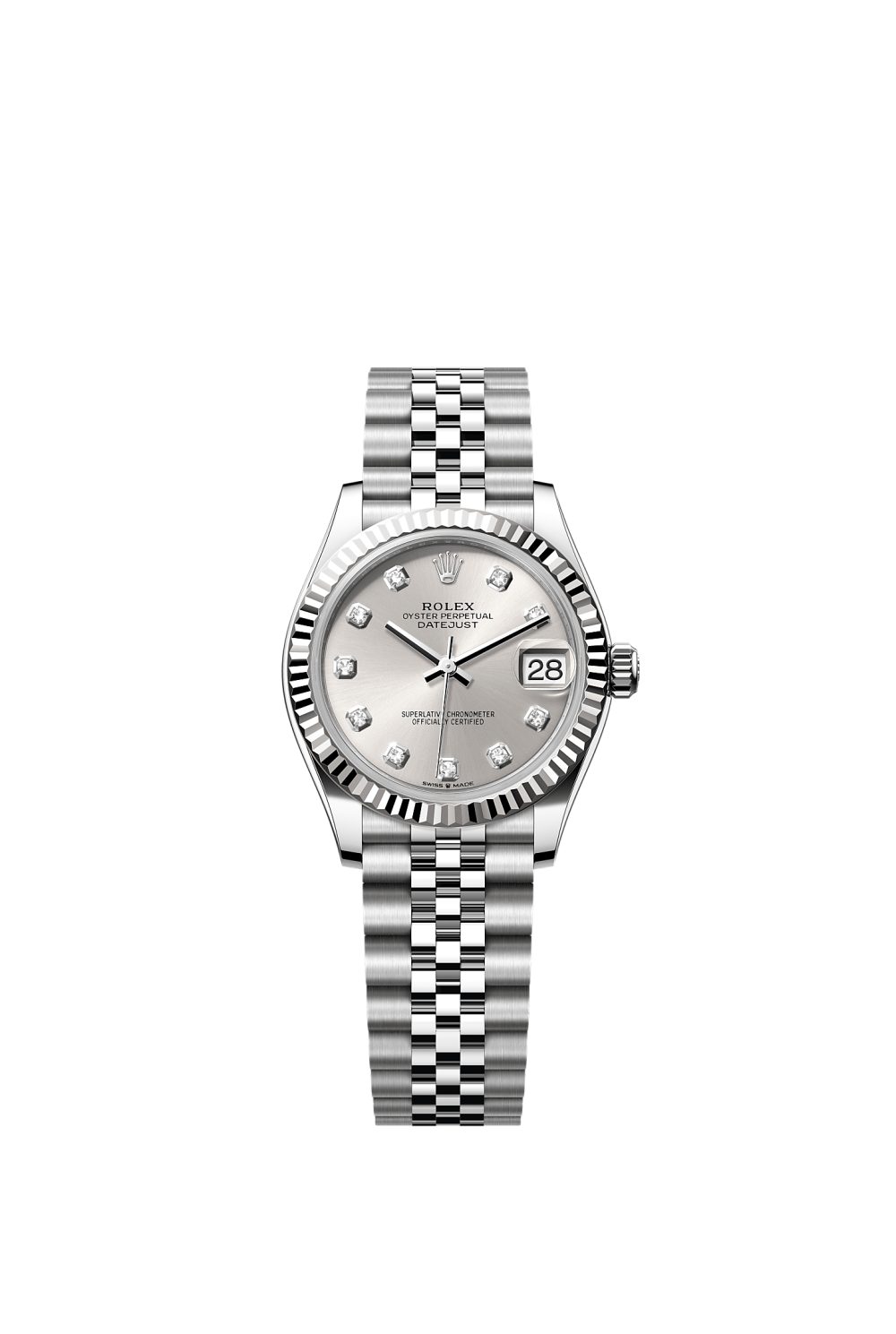 Datejust 31 – Oystersteel and white gold