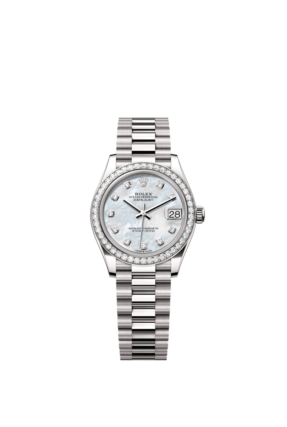 Datejust 31 – white gold and diamonds