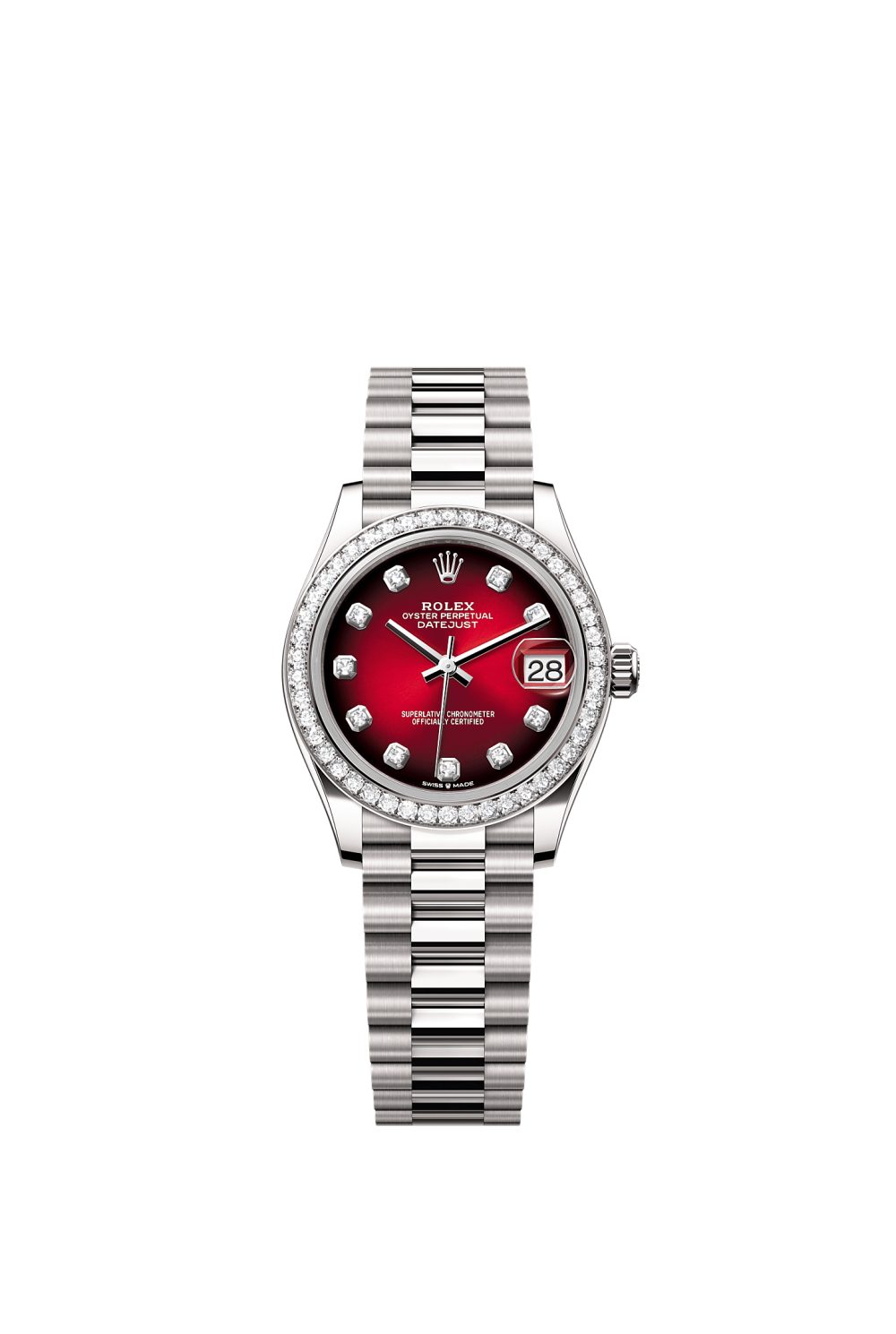 Datejust 31 – white gold and diamonds