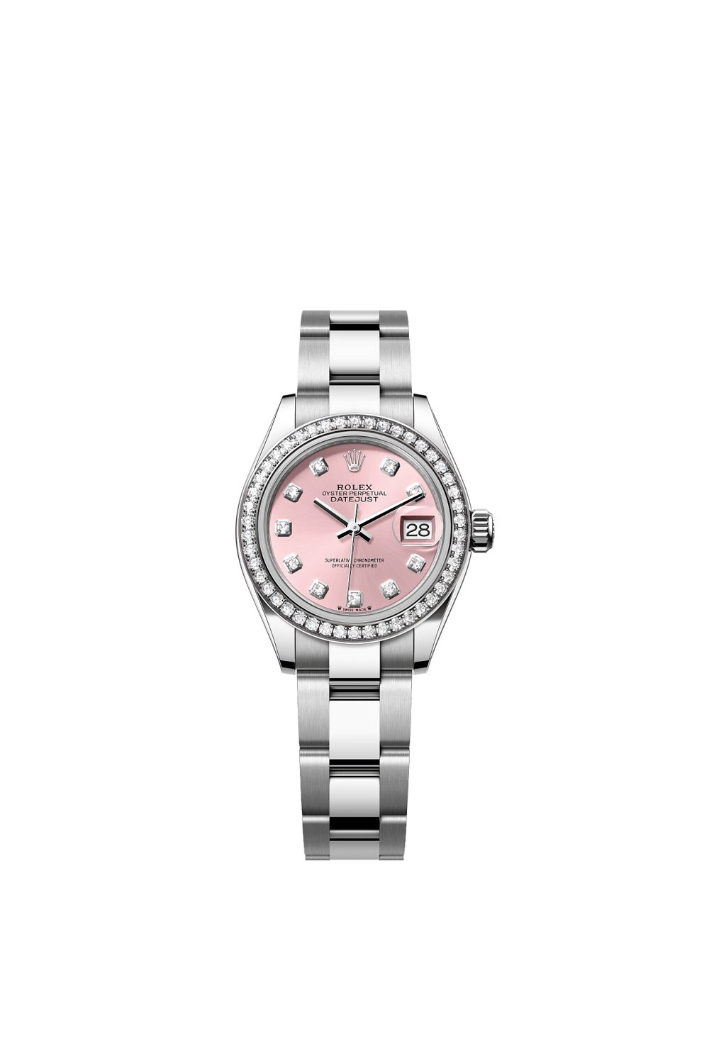Lady-Datejust – Oystersteel, white gold and diamonds