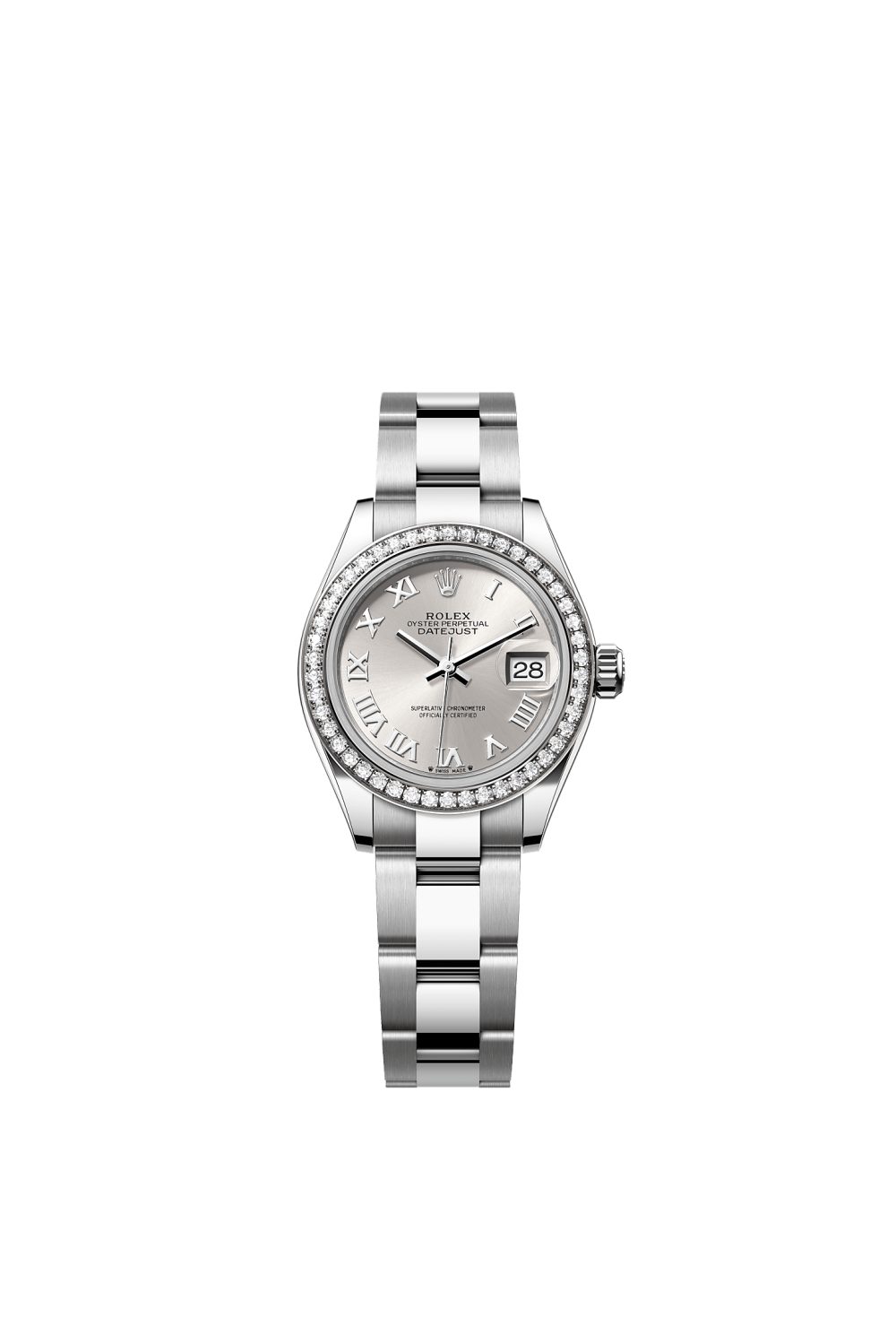 Lady-Datejust – Oystersteel, white gold and diamonds