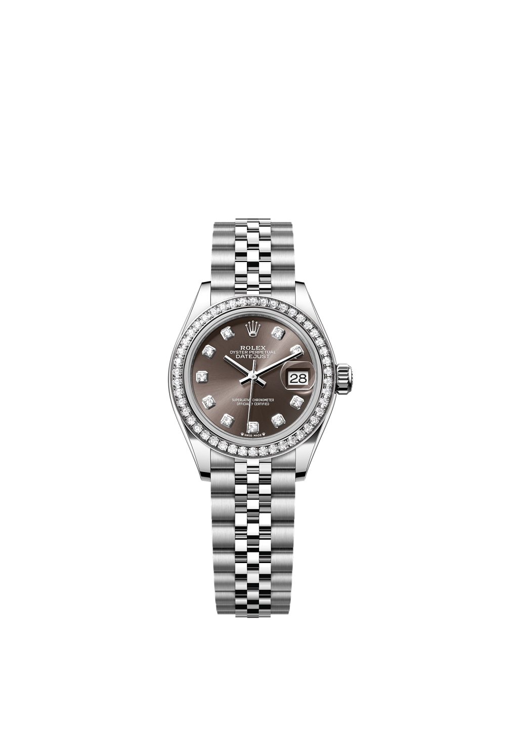 Lady-Datejust – Oystersteel, white gold and diamonds
