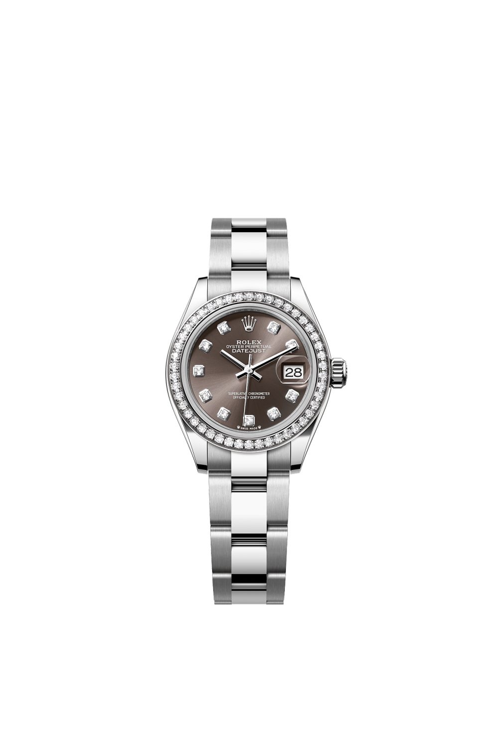 Lady-Datejust – Oystersteel, white gold and diamonds