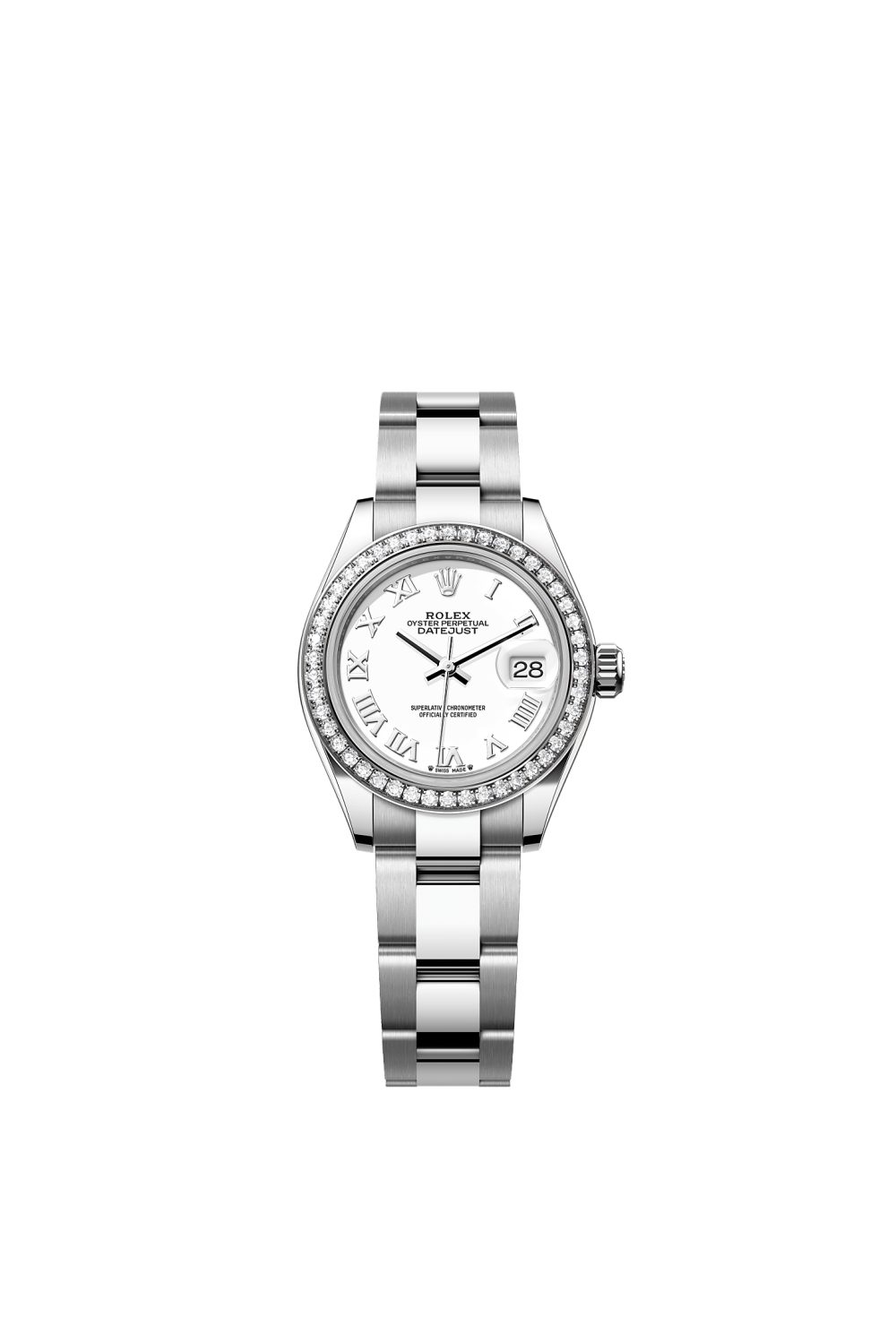 Lady-Datejust – Oystersteel, white gold and diamonds