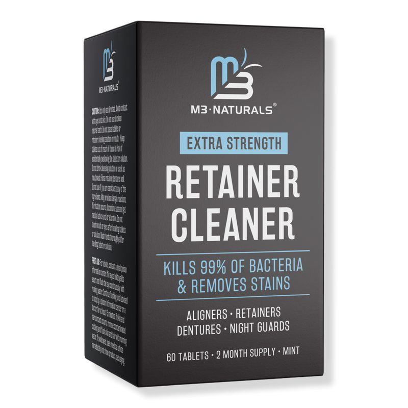 M3 Mint Retainer Cleaner Denture & Retainer Cleaning Tablets - 60 count