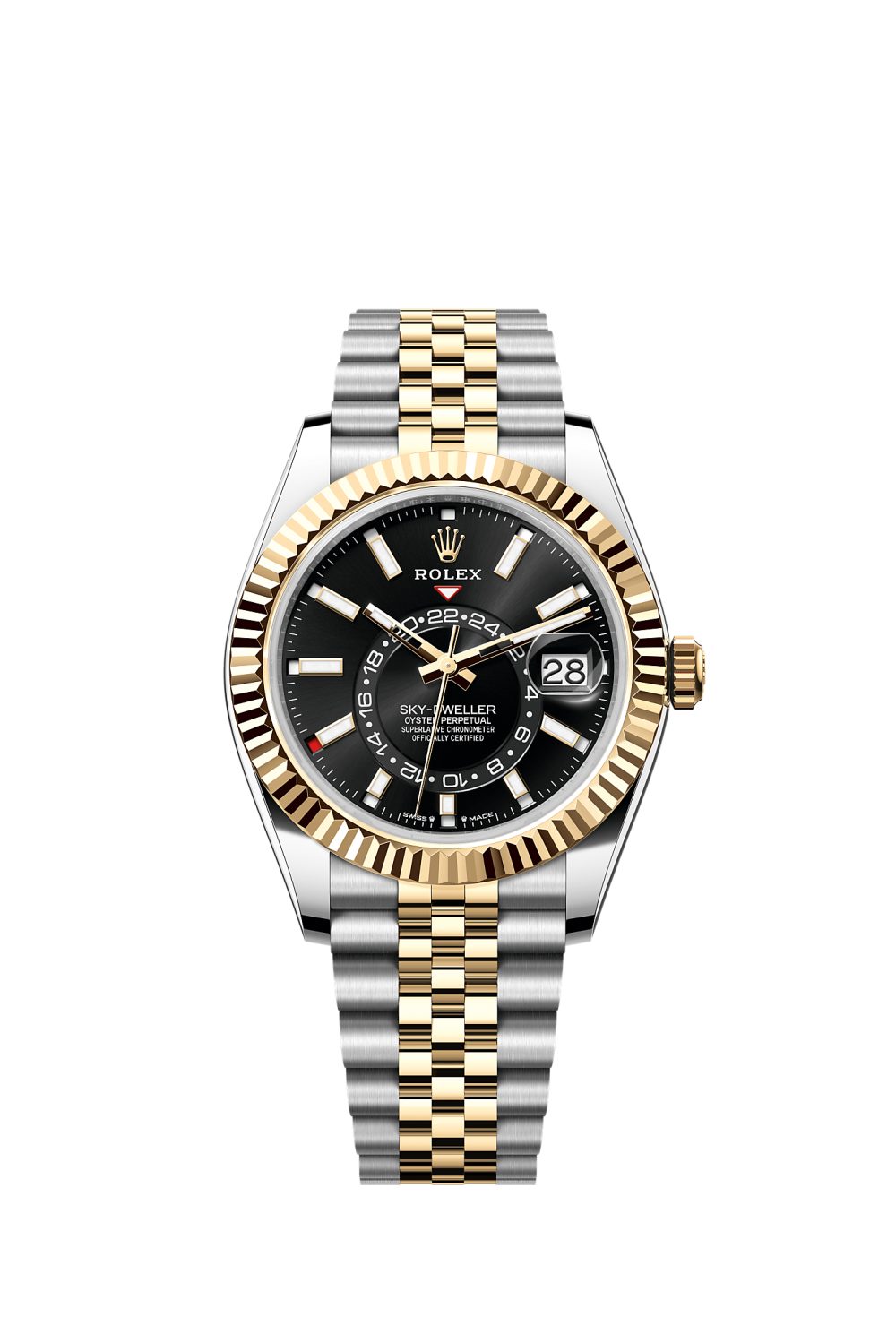 Sky-Dweller – Oystersteel and yellow gold