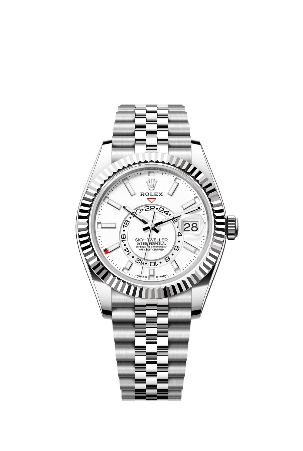 Sky-Dweller – Oystersteel and white gold