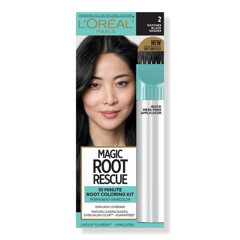 Magic Root Rescue 10 Minute Permanent Coloring Kit - 2 Black