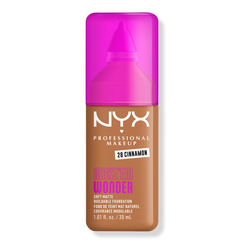 Make 'EM Wonder, 24H Soft Matte Foundation - Cinnamon