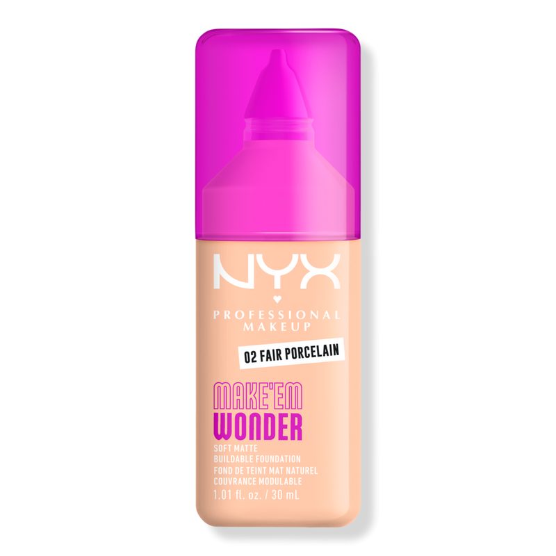 Make 'EM Wonder, 24H Soft Matte Foundation - Fair Porcelain