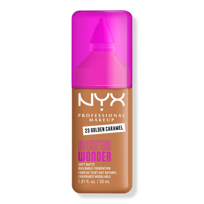 Make 'EM Wonder, 24H Soft Matte Foundation - Golden Caramel