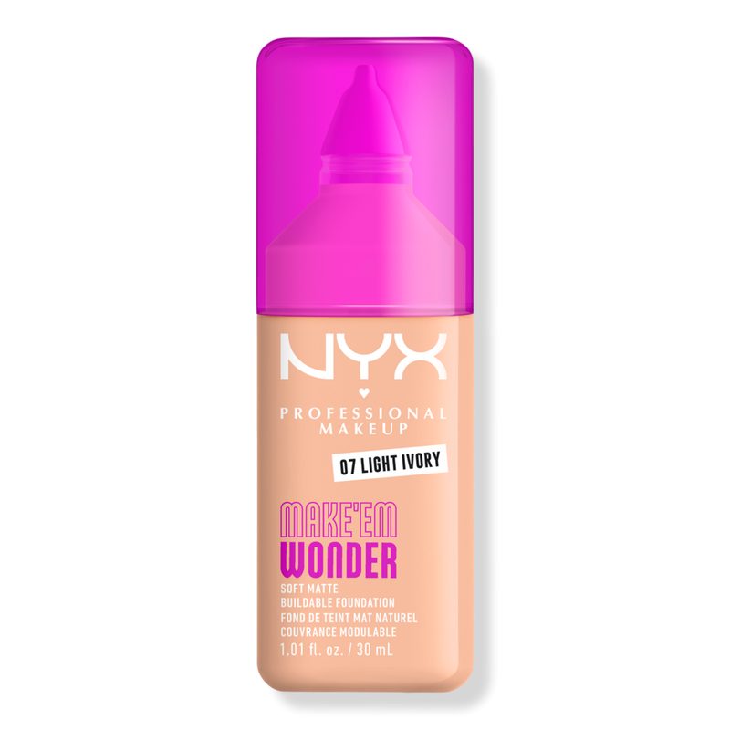 Make 'EM Wonder, 24H Soft Matte Foundation - Light Ivory