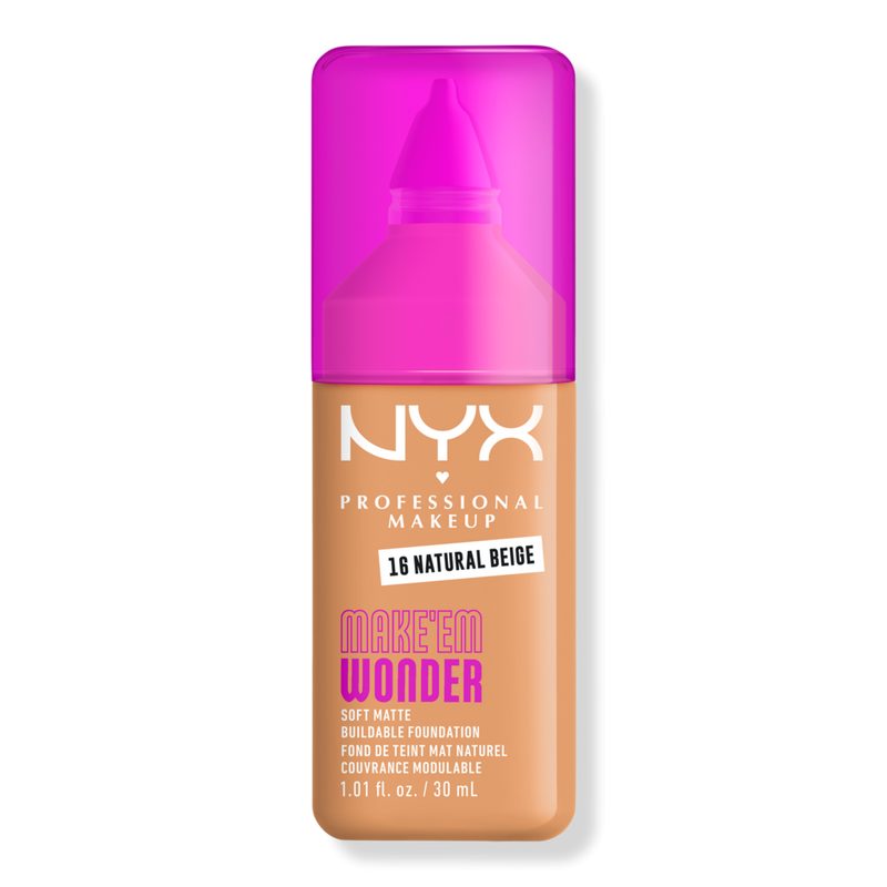 Make 'EM Wonder, 24H Soft Matte Foundation - Natural Beige