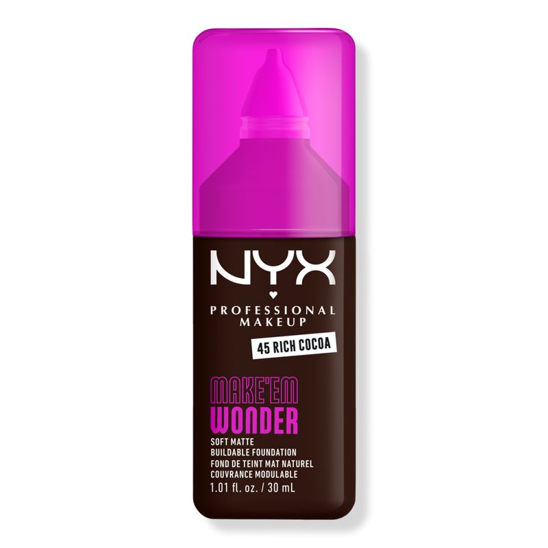 Make 'EM Wonder, 24H Soft Matte Foundation - Rich Cocoa