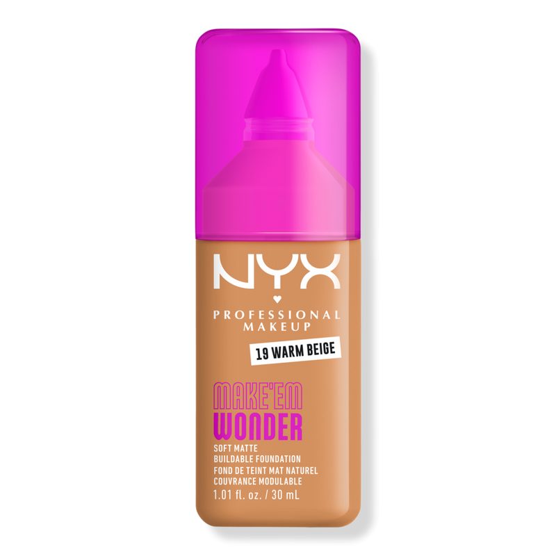 Make 'EM Wonder, 24H Soft Matte Foundation - Warm Beige