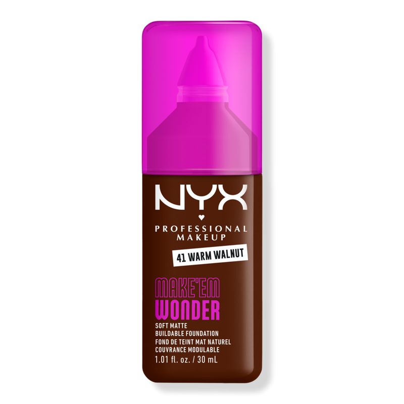 Make 'EM Wonder, 24H Soft Matte Foundation - Warm Walnut