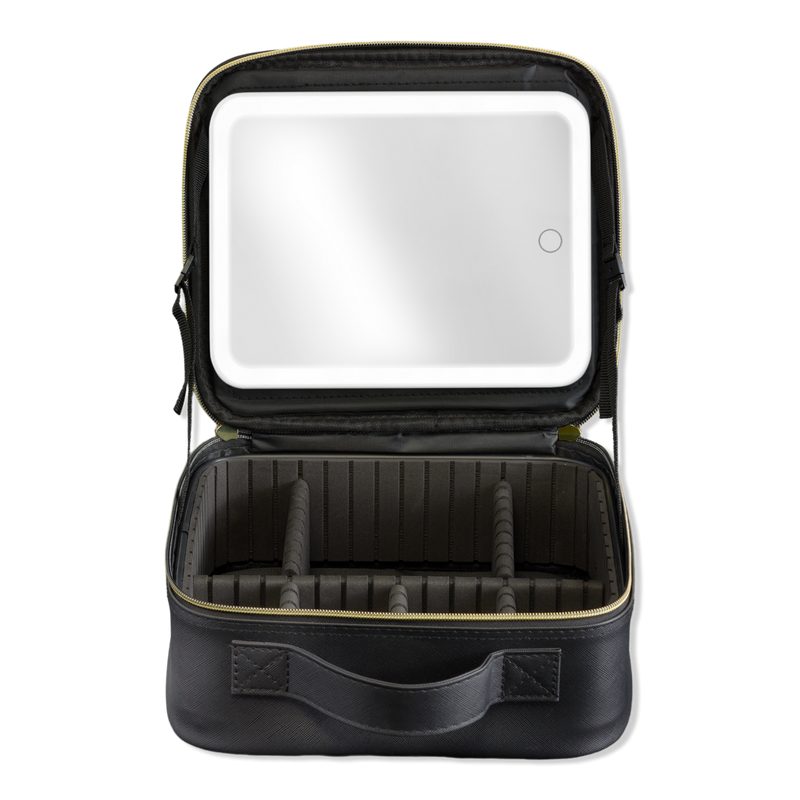 Makeup Case with LED Portable Lighted Vanity Mirror