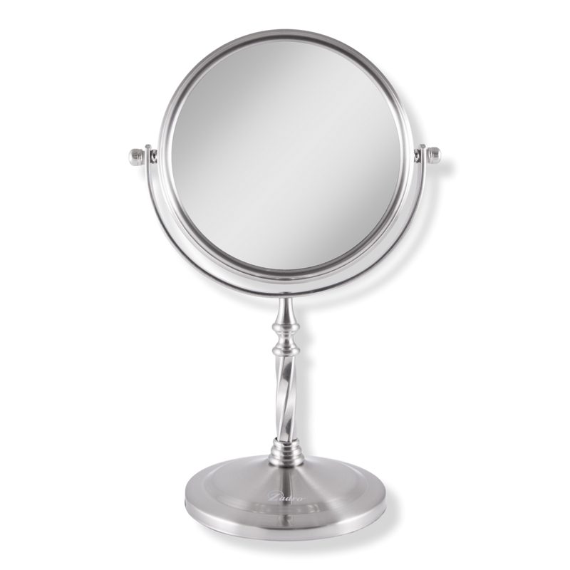 Makeup Mirror with 5X/1X Magnification - Satin Nickel