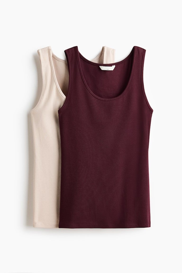 MAMA 2-pack nursing vest tops