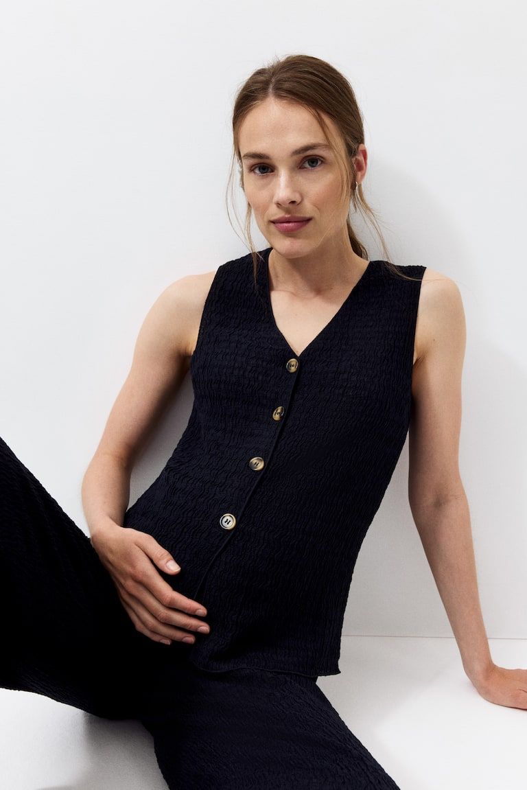 MAMA 2-Piece Crinkled Jersey Set