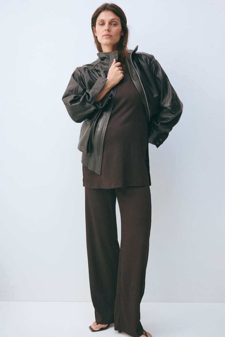 MAMA 2-piece Textured Jersey Set