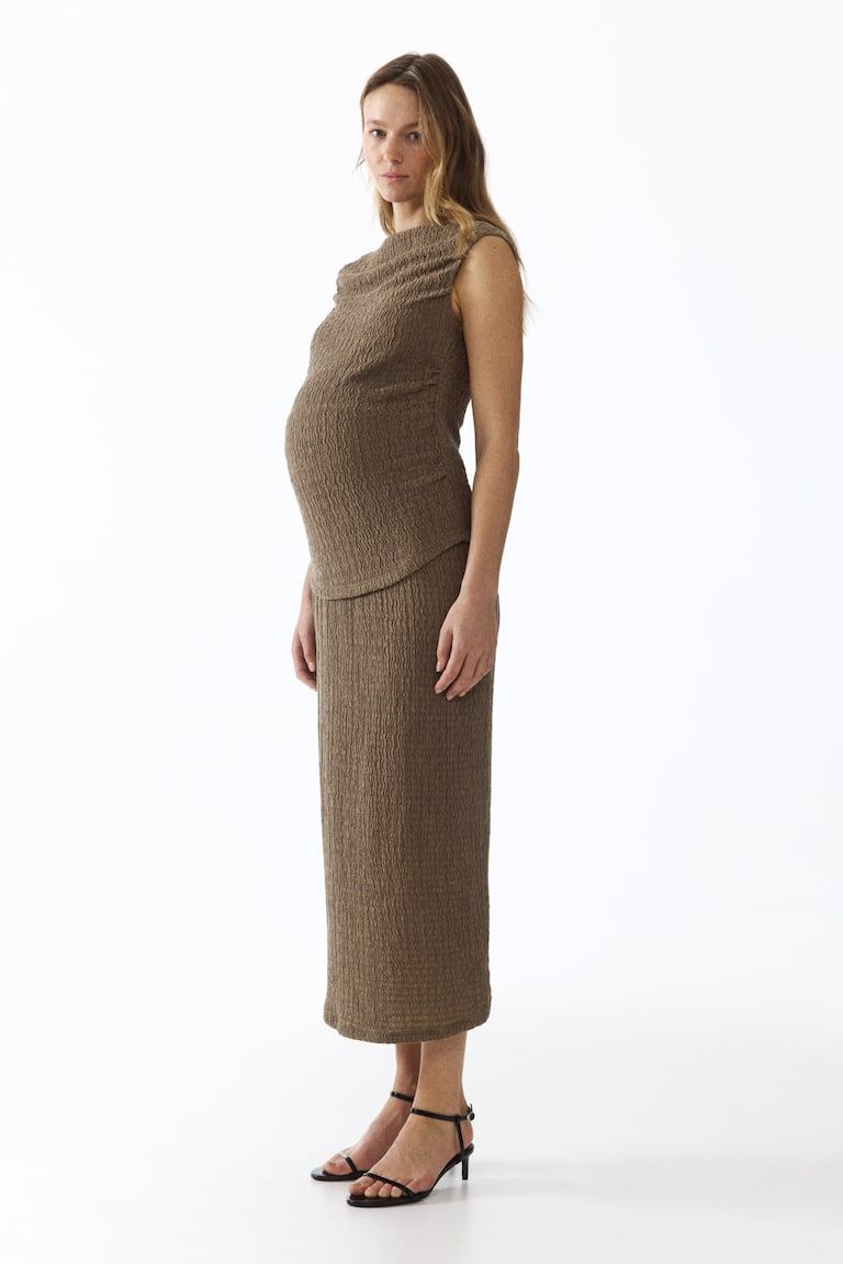MAMA 2-Piece Textured Jersey Set