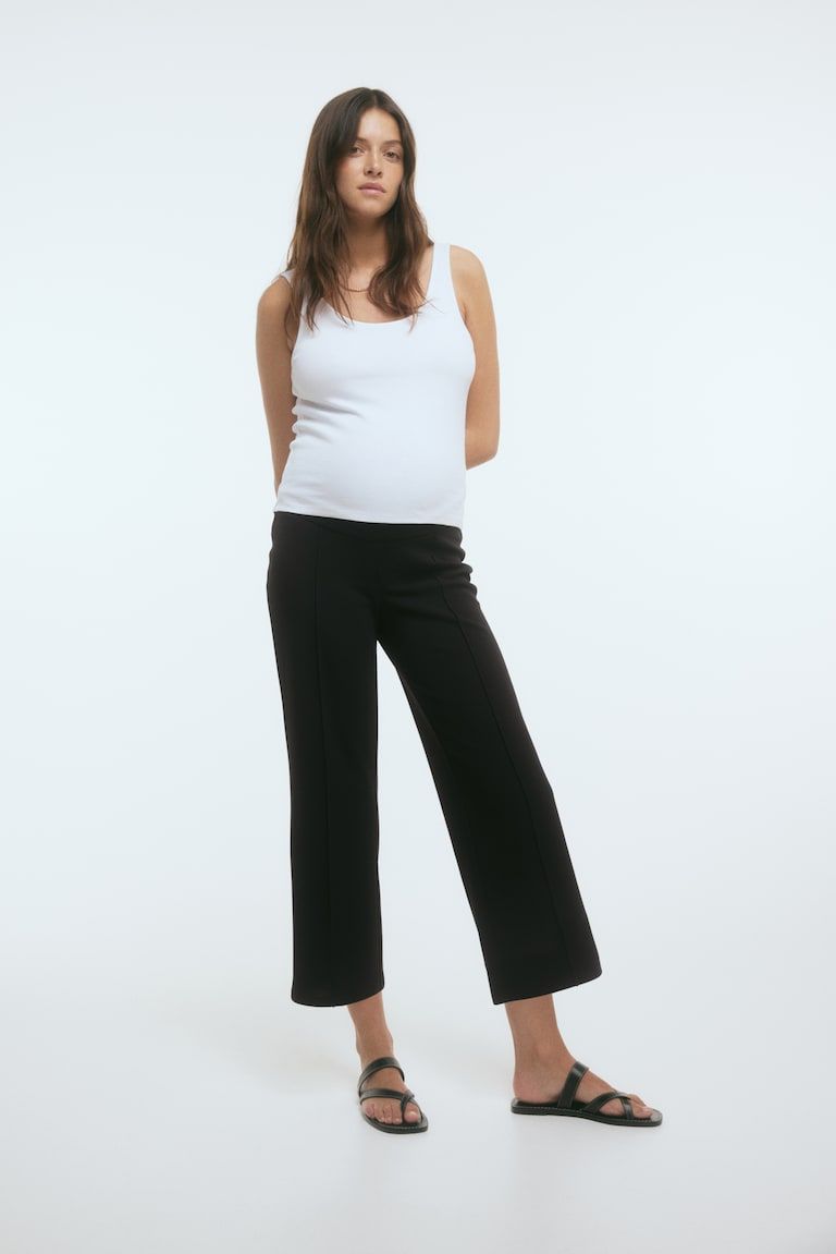 MAMA Ankle-Length Interlock Pants