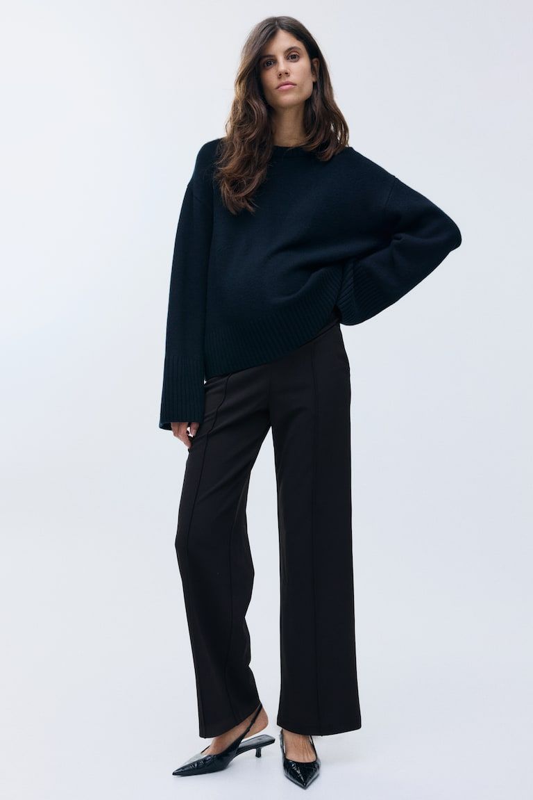 MAMA Crease-Front Pants