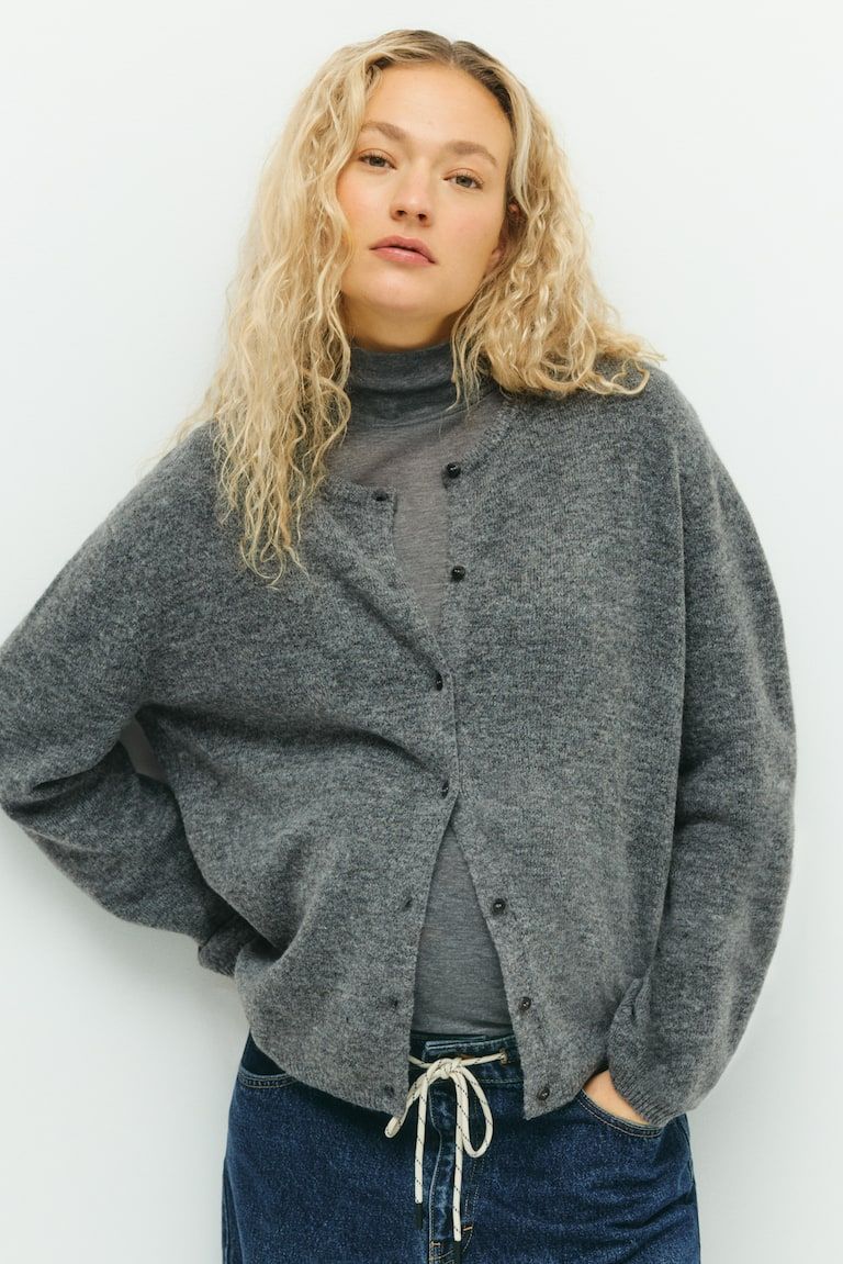 MAMA Fine-Knit Cardigan
