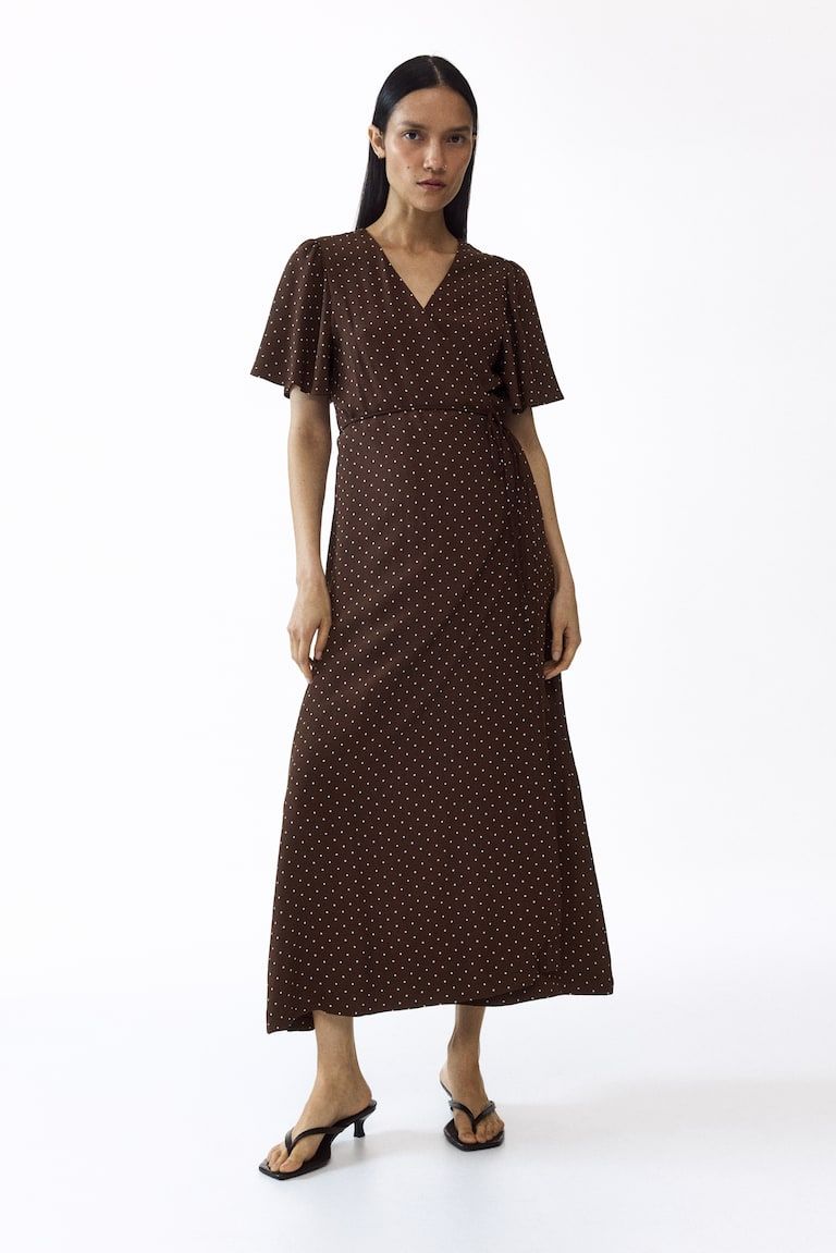 MAMA Nursing Wrap Dress