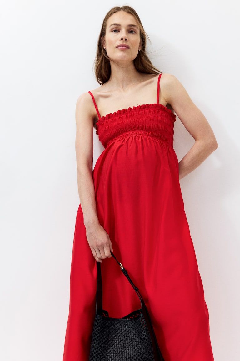 MAMA Smocked Bandeau Dress