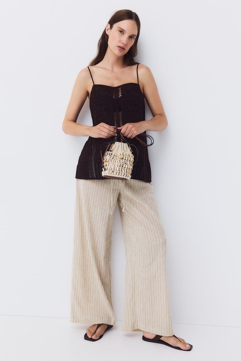 MAMA Textured Drawstring Pants