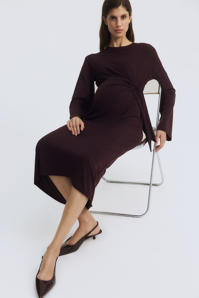 MAMA Tie-Detail Dress
