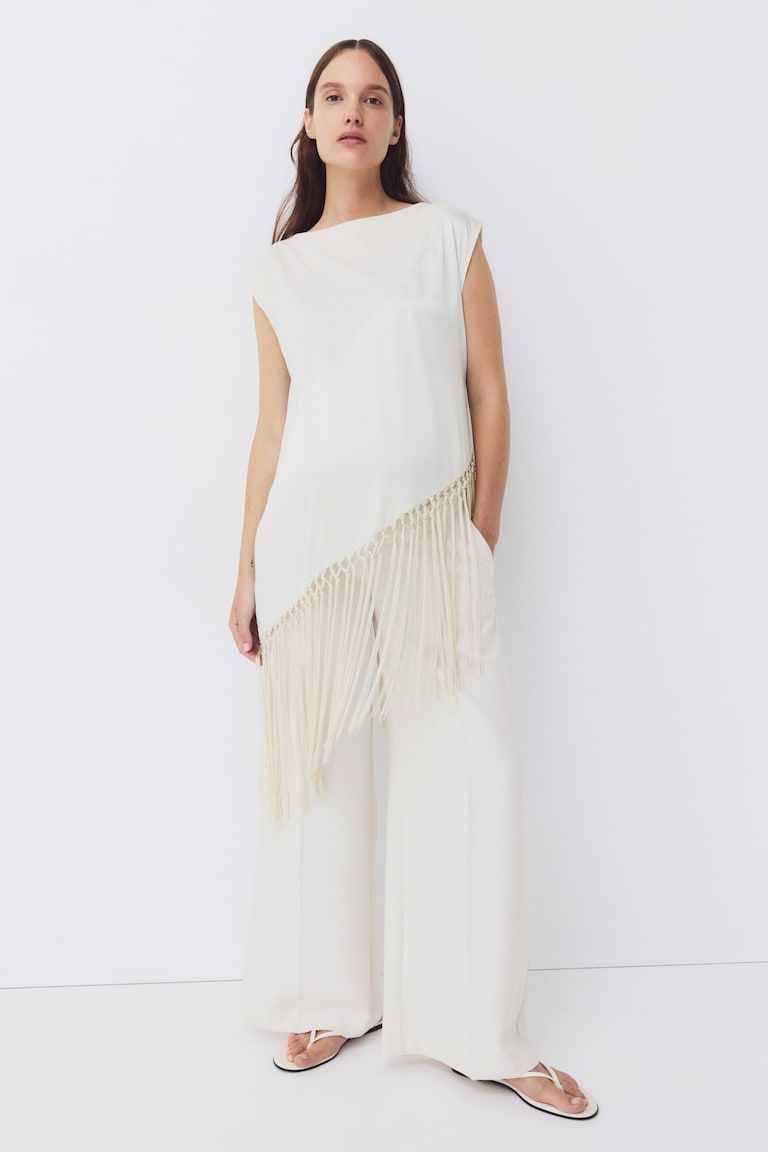 MAMA Wide-Leg Dress Pants