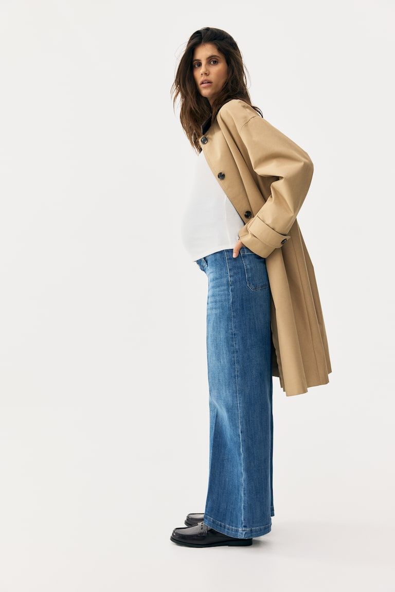MAMA Wide Leg Jeans