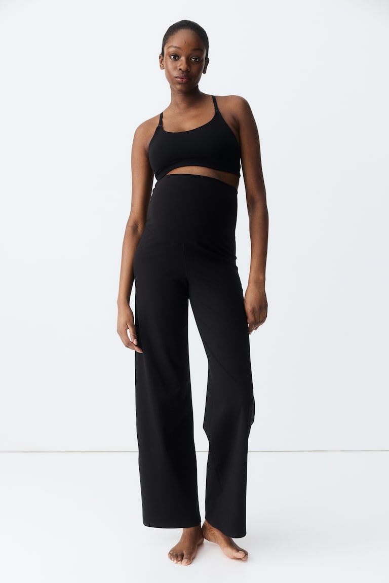 MAMA Wide-Leg Sports Pants
