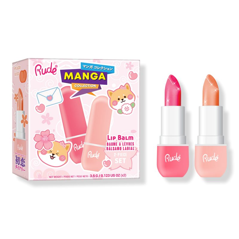 Manga Collection Lip Balm Duo - Watermelon / Peach