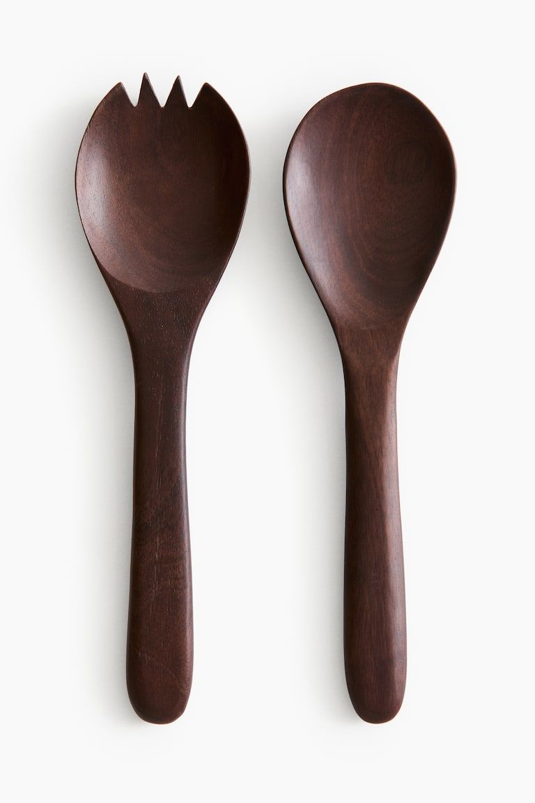 Mango Wood Salad Servers
