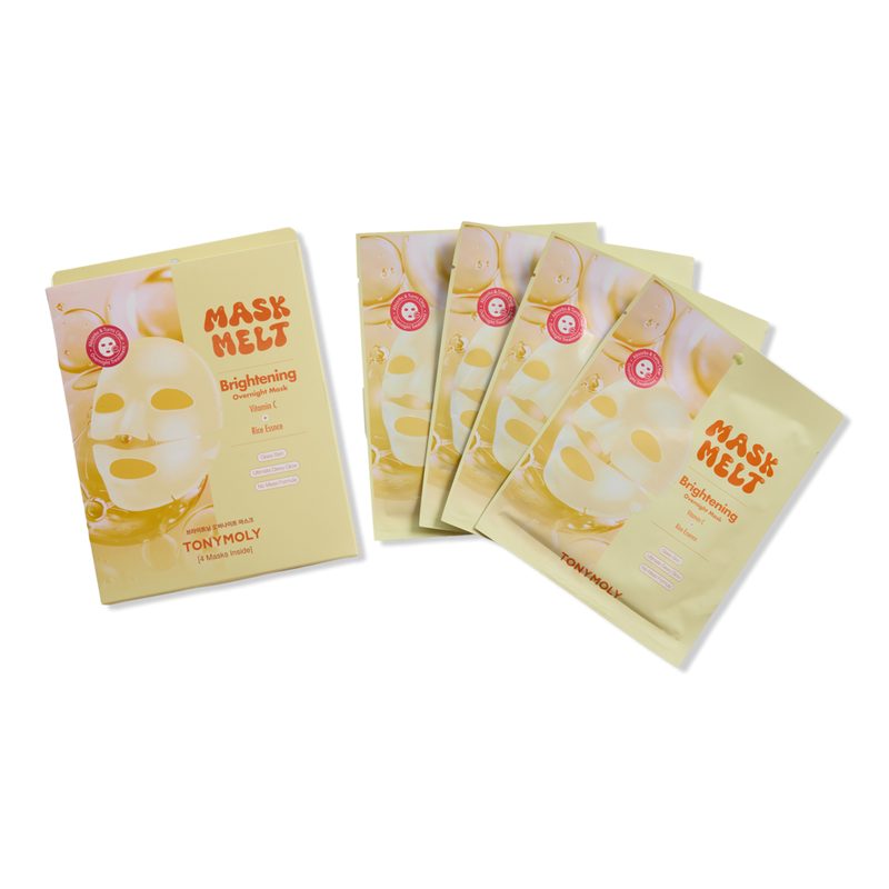 Mask Melt Vitamin C + Rice Overnight Hydrogel Mask - 4 ct