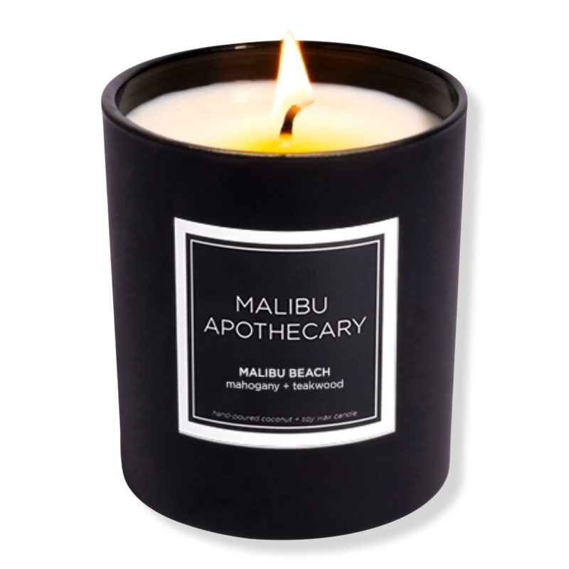 Matte Black Candle - MALIBU BEACH
