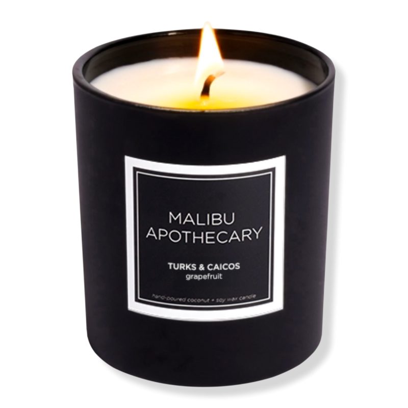 Matte Black Candle - TURKS & CAICOS