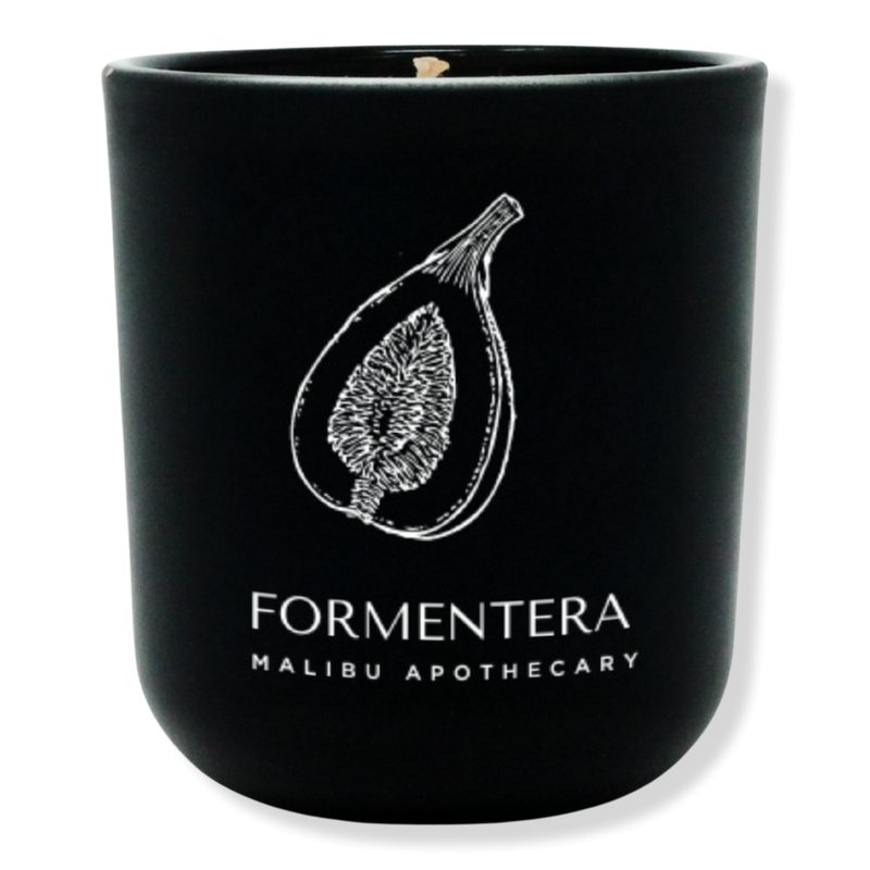 Matte Black Votive Candle - FORMENTERA