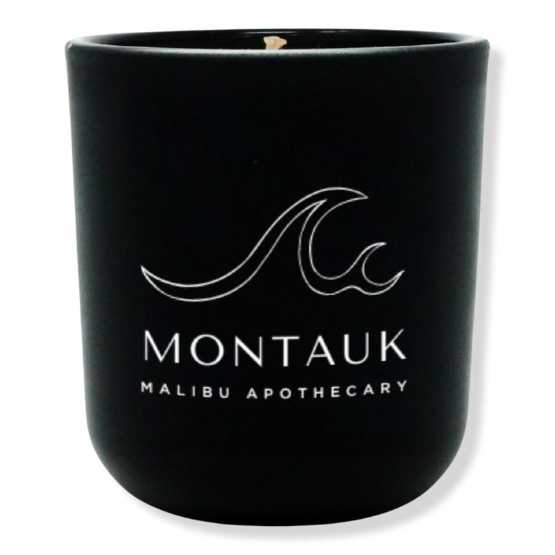 Matte Black Votive Candle - MONTAUK