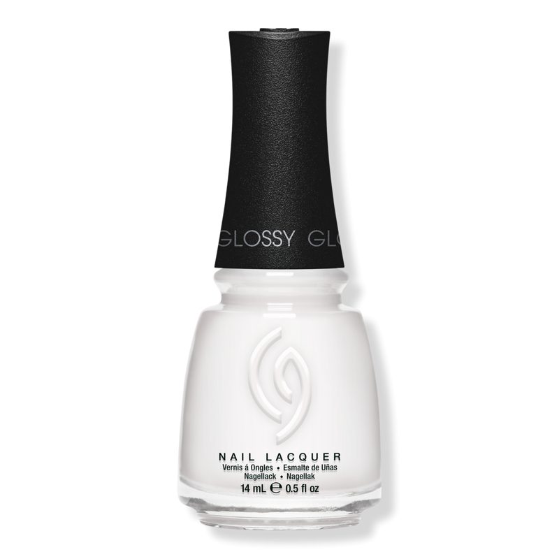 Mega Pigment Nail Lacquer, Crème Cool Tones - White On White