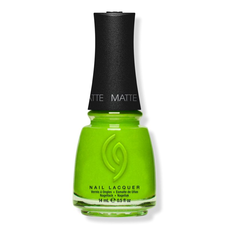 Mega Pigment Nail Lacquer, Glitters - Frosty Lime