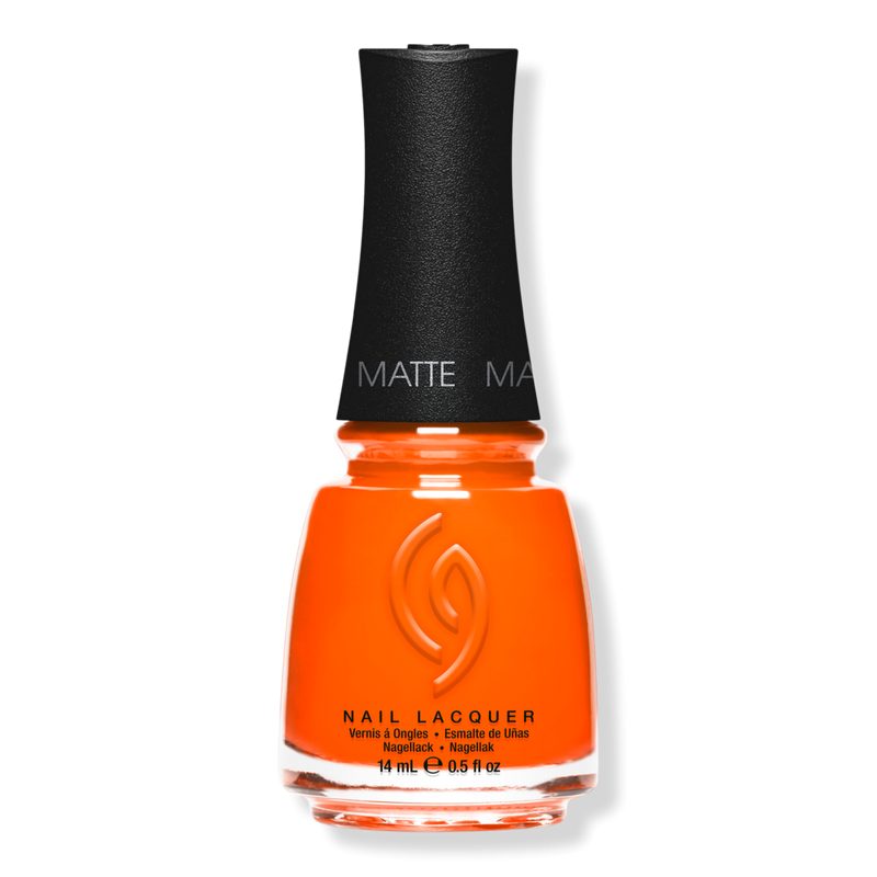 Mega Pigment Nail Lacquer, Mattes - Orange Knockout