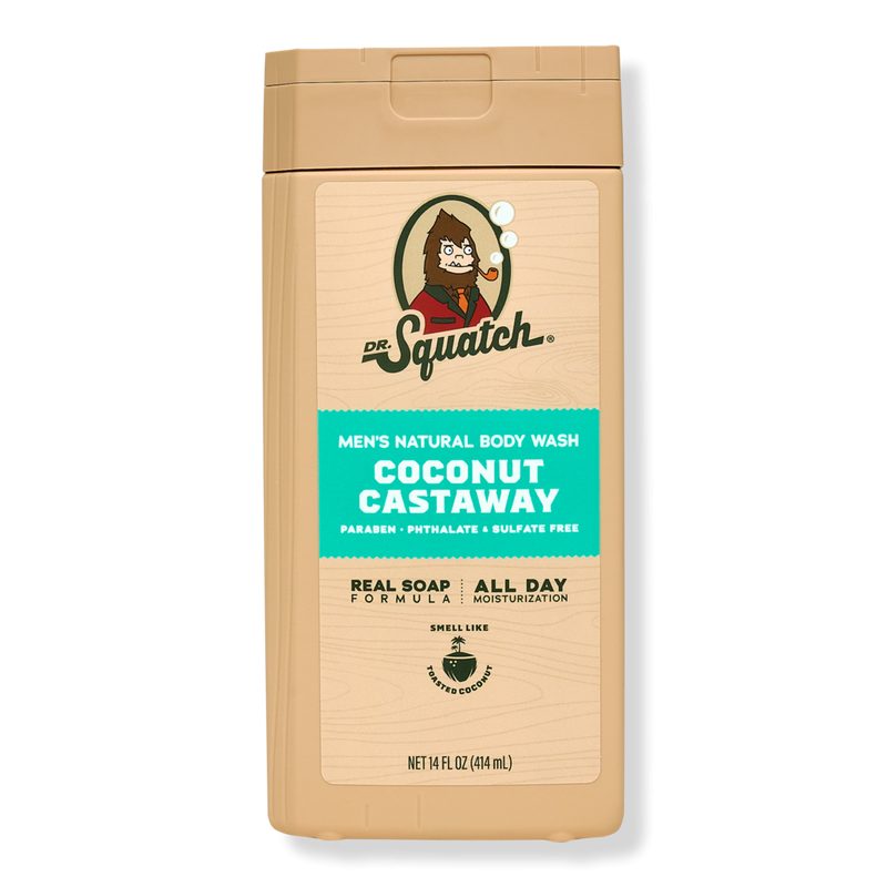 Men's Natural Body Wash - Coconut Castaway
