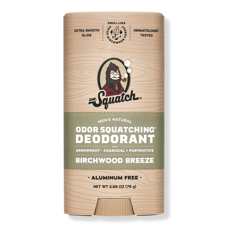 Men's Natural Odor Squatching Deodorant - Birchwood Breeze