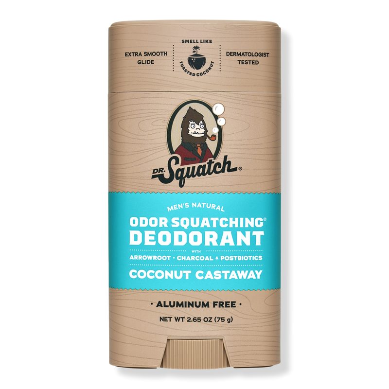 Men's Natural Odor Squatching Deodorant - Coconut Castaway